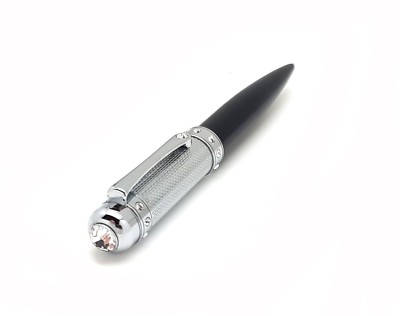 Crystal Style Deluxe Ballpoint Pen - Pen body made with Swarovski crystals