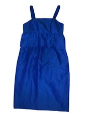 NWT J.Crew Peplum Dress Blue Size 2 G6482 Cocktail Party Women’s Sleeveless New