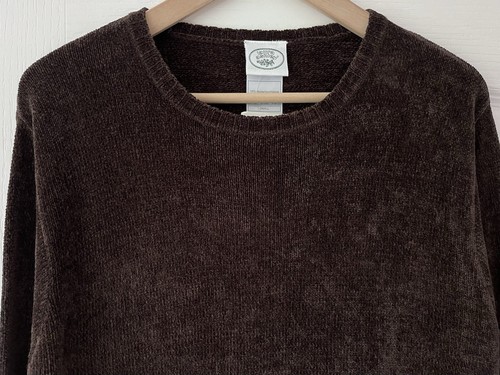 Vintage Laura Ashley Jumper - Size Small 10 12 - Chocolate Chenille Sweater BNWT - Picture 4 of 11