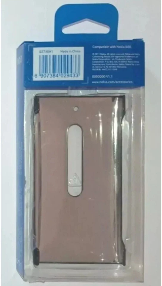 Cover Rigida Nokia Lumia 800 Hard Cover Cc-3032 Nero Lucido + Laccio - Imagen 2 de 3