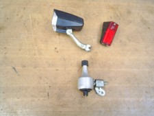 Ruhla DDR Fahrrad Lampe Fahrradscheinwerfer Rücklicht Rückstrahler Dynamo Mifa