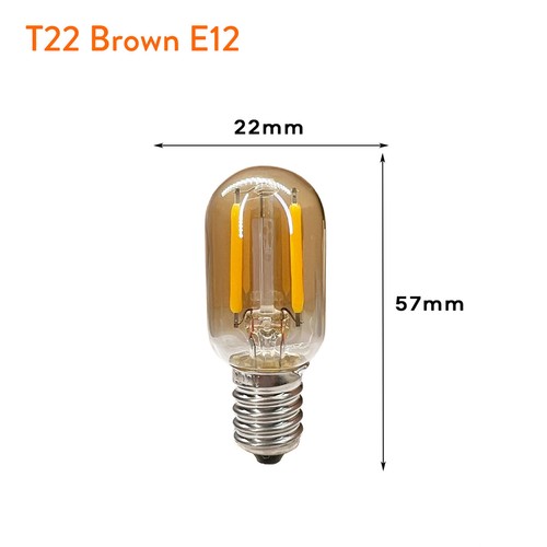 COB LED Filament Light Bulb 12V 24V 1W 6W E27 E14 E12 Vintage Retro Glass Lamp - Picture 17 of 24