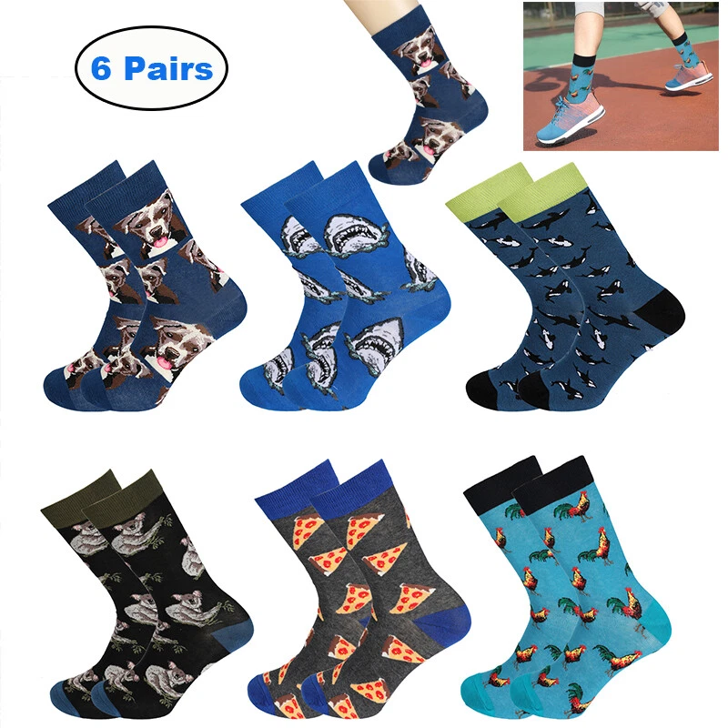 Mens dress on sale socks fun