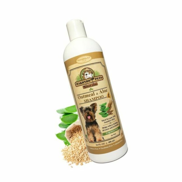 Oatmeal Dog Shampoo With Aloe Vera Hypoallergenic for Dry or Sensitive