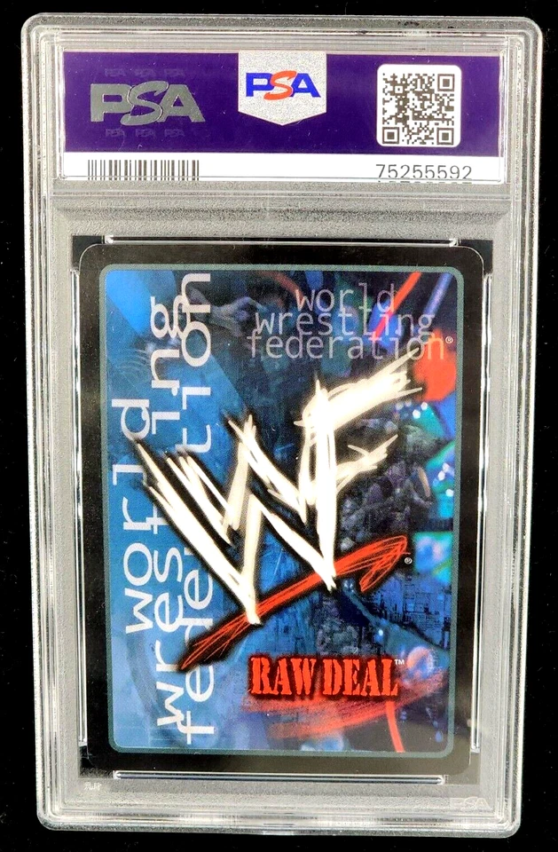 2000 WWF Raw Deal Premiere Double Digits 126 Steve Austin / The Rock PSA 9 POP 2 - Image 2 of 4