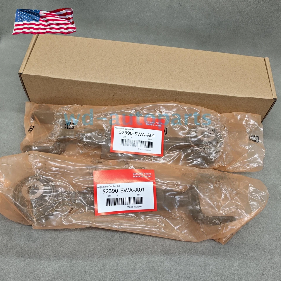 New 2x Adjustable Rear Alignment Camber Arm Upper Arm Kit For Honda CR-V 2007-16 Foto 4 de 4