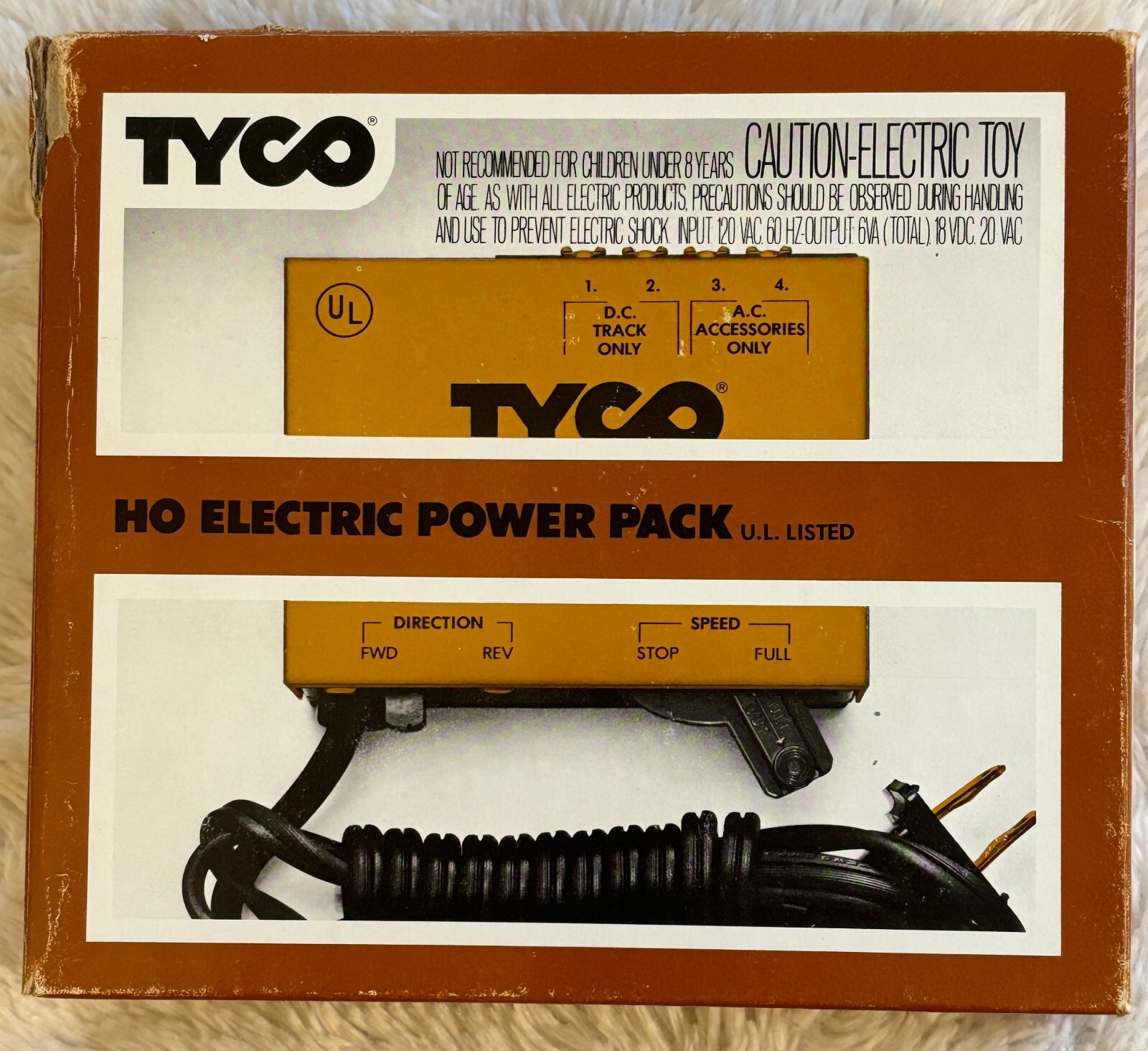 TYCO HO SCALE POWER PACK TRANSFORMER 899V NEW IN ORIGINAL BOX eBay