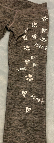 Justice Girls 2 pr Animal Leggings Size 18 - Picture 6 of 8