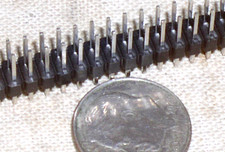 1 DOUBLE 40 80 PIN POS .1" 2.54MM TWO 2 ROW VERT PCB PWB IDC HEADER YOU CUT