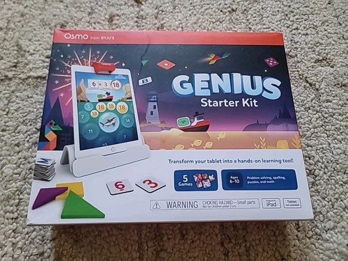 Osmo Little Genius Starter Kit for iPad 5 Games50000 Classrooms New Ages 6 - 10 - 第 1/2 張圖片