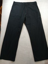Vintage Transnine Pants Men's 34x31 Black Straight Leg Loose Fit Skater Rave Y2K