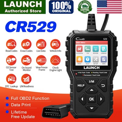 2022 LAUNCH CR529 OBD2 CAN EOBD Car Code Reader Diagnostic Scanner Tool Engine