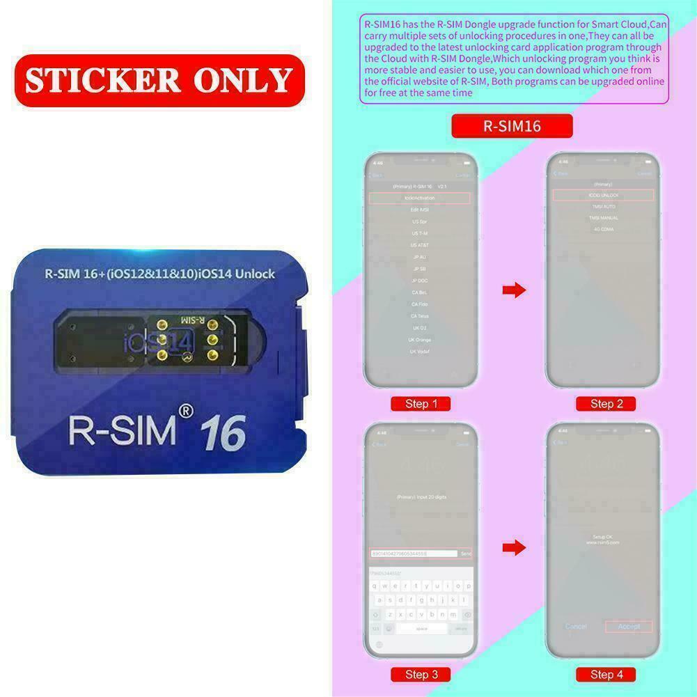 Upgrade RSIM 16 Nano Unlock Card for iOS14 iPhone 12 Pro 12 Pro