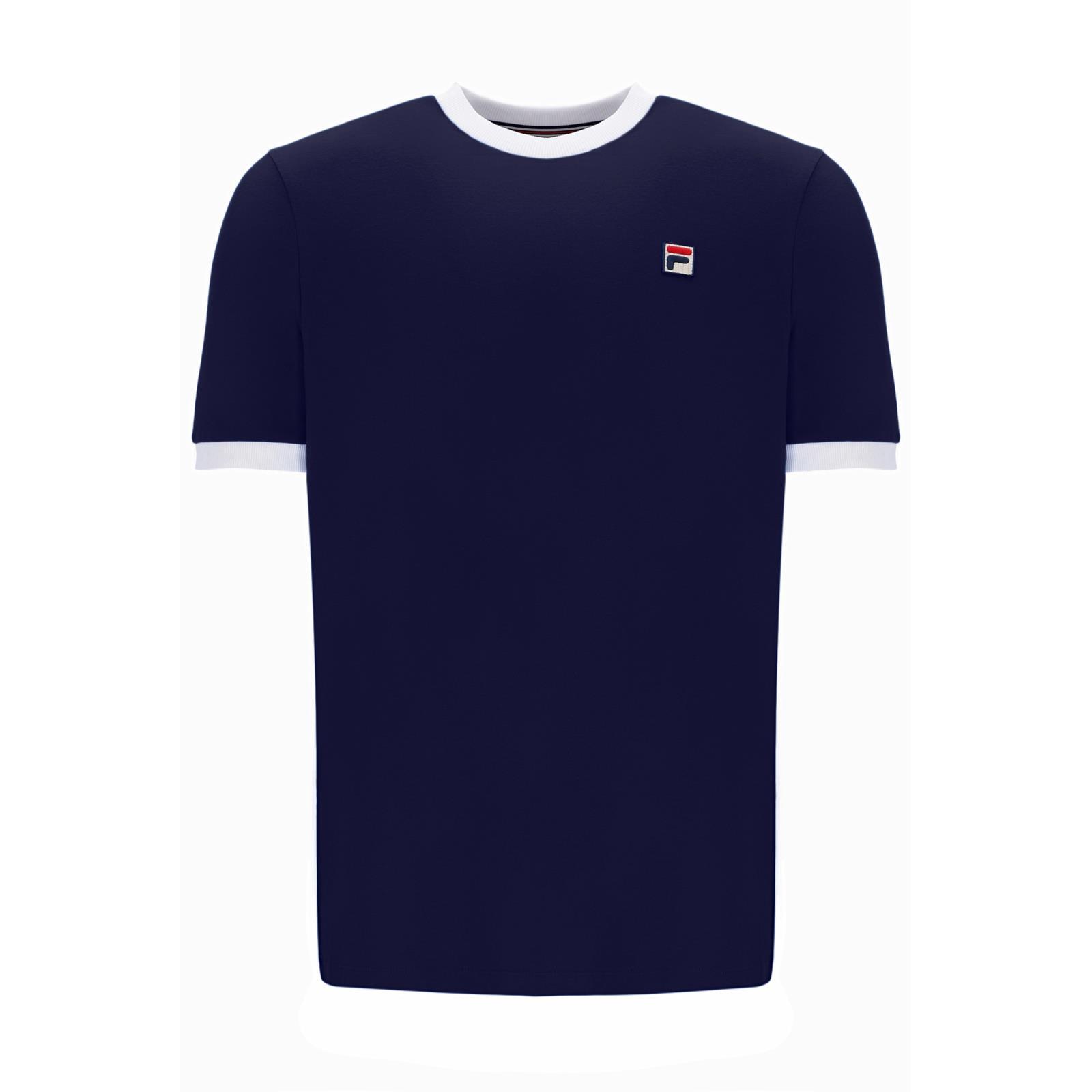 Fila Marconi Essential Ringer T shirt Navy