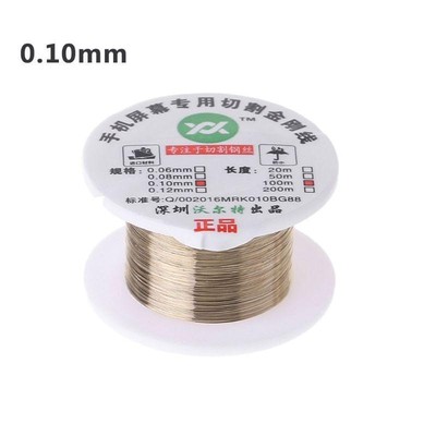 Molybdenum Steel Wire For Glass Repair (0.10mm x 1000m)