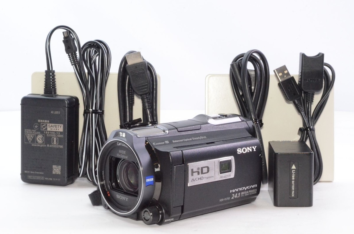 SONY PJ760V Black Handycam VideoCam Camera - Used | eBay