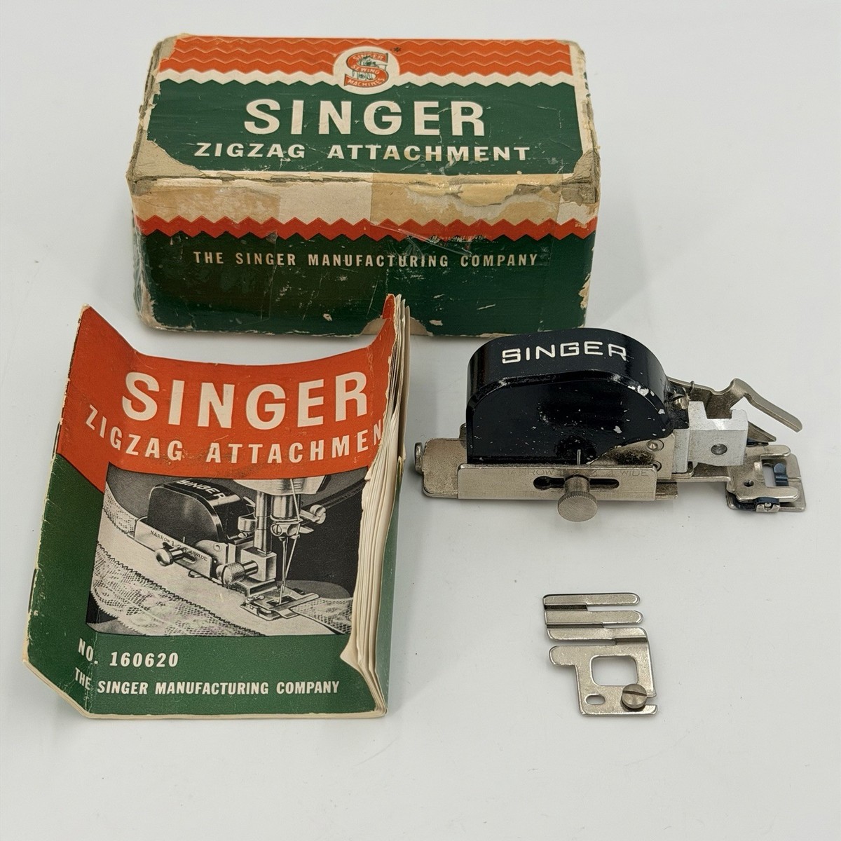 ダウンジャケットmade in USA 80s 70s Because Vintage Singer Sewing Machine Zigzag Attachment #160620 | eBay