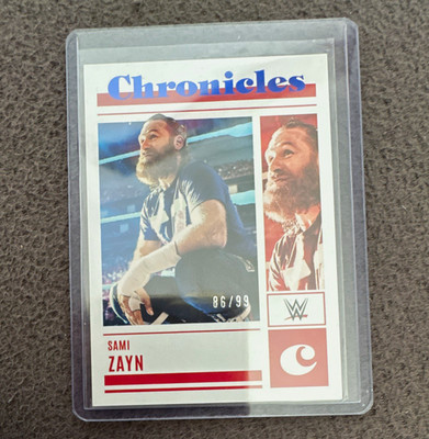 Panini Chronicles WWE 2023 Sami Zayn #46 Parallel/Variante 86/99