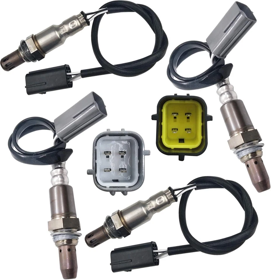 For Infiniti M37 Nissan 350Z 370Z 3.5L 3.7L V6 2008-11 4x Up+Down Oxygen Sensor Foto 2 de 4