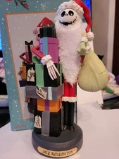 Nightmare Before Christmas Jack Skellington 6" Nutcracker Decoration New