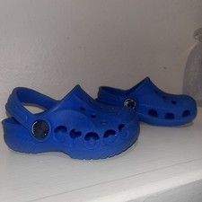 Crocs Unisex Blue Toddler Size 4/5 Preowned