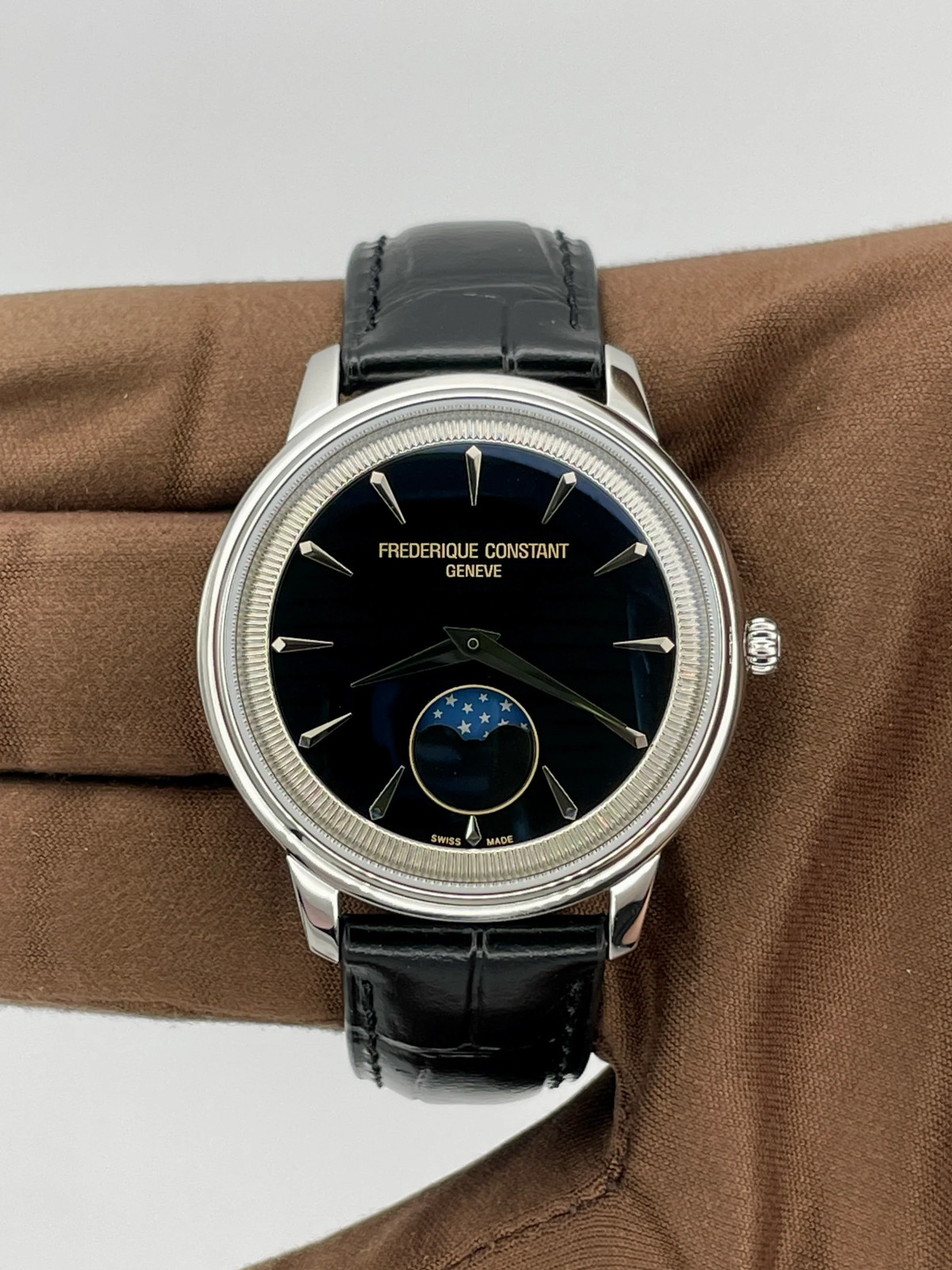 2025 Frederique Constant Classic Moneta Moonphase 37mm Stainless Steel