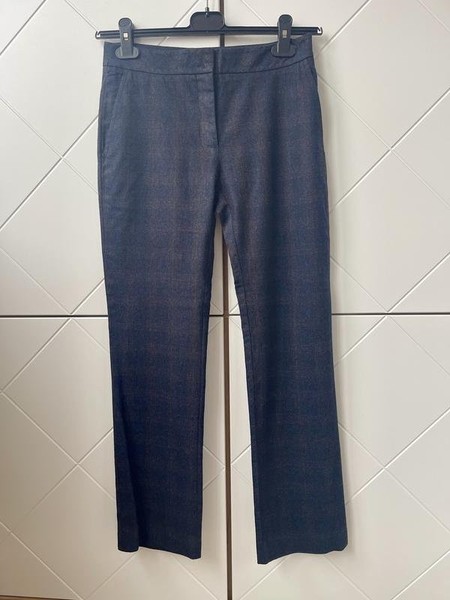 Women Akris Trousers Navy Cashmere 34 / XS / 42