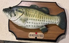 Big Mouth Billy Bass 1999 pesce che canta testato e funzionante portami al fiume