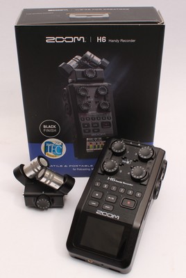 Zoom H6 handlicher tragbarer tragbarer digitaler Audiorecorder - Originalverpackt (U)