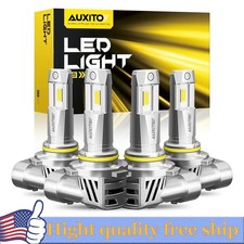 9005 9006 LED Headlight Kit 10000K Combo Bulbs High Low Beam Super Bright White