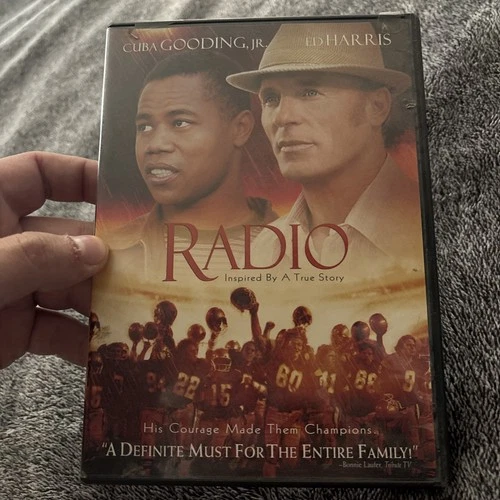 Radio DVD Cuba Gooding Jr, Ed Harris Football Movie True Story