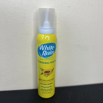 FULL VTG 2003 White Rain Enriching Sunflower Extra Body Style Mousse 5 Oz RARE