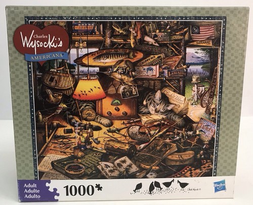 Charles Wysocki Max In The Adirondacks Puzzle 1000 Pieces 2009 MB