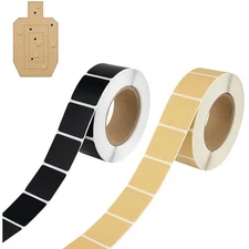 1/2/3/4 Rolls Target Pasters - 0.87 Inch Self-Adhesive Shooting Target Sticke...