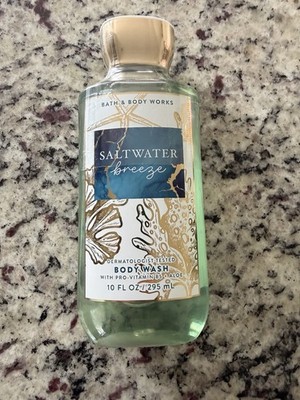 3- Pack Bath Body Works Saltwater Breeze Body Wash 10 fl oz