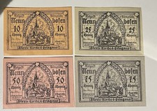 Neunhofen - Gemeinde - 4x Notgeld - Kompl. Satz
