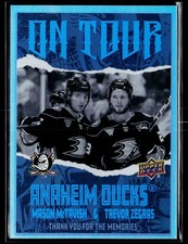 2024-25 Upper Deck #OT-16 Mason McTavish / Trevor Zegras On Tour Black Ducks