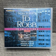 J. D. Robb CD Collection 6 (3 Audiobooks) Portrait Imitation Divided In Death