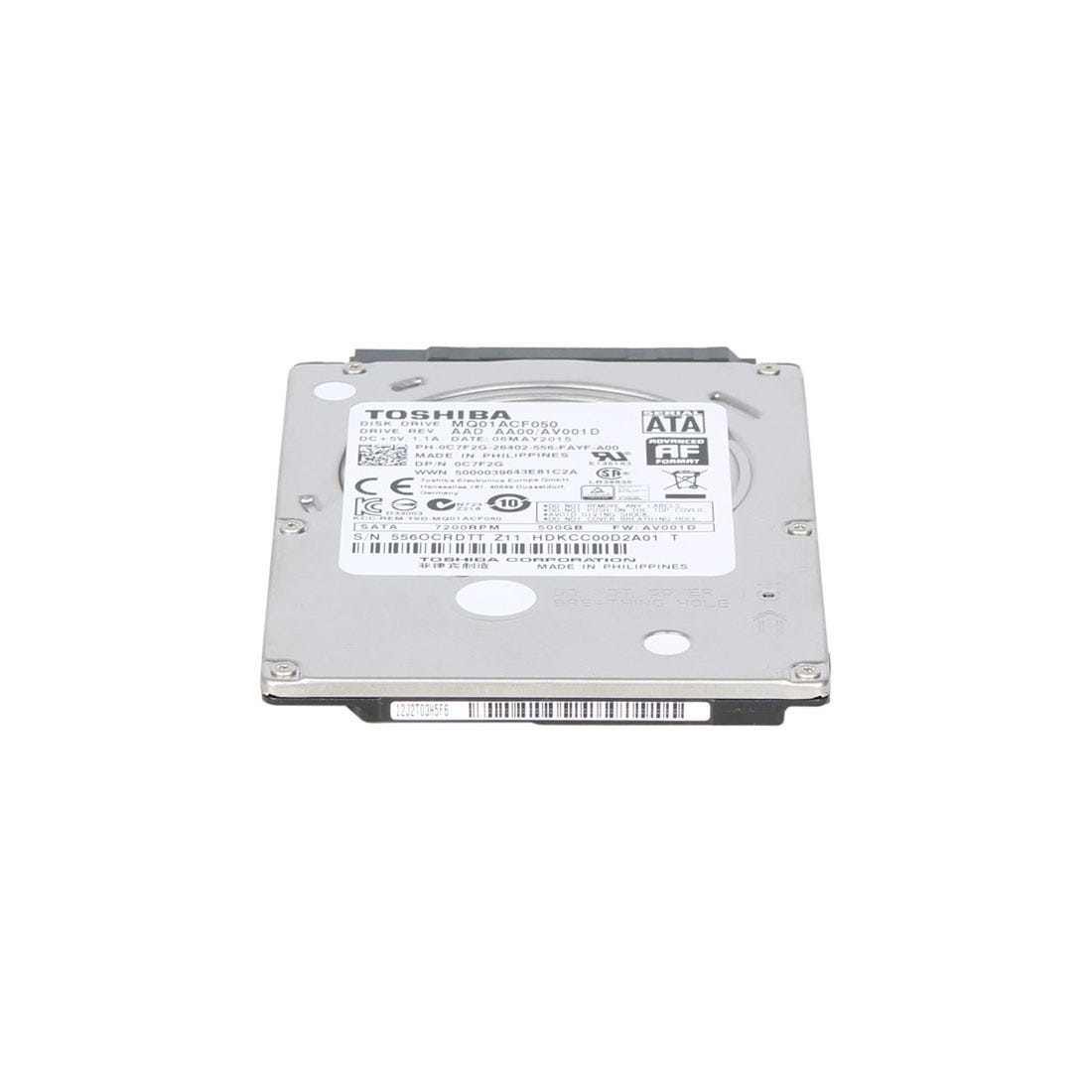 Dell  C7F2G 500GB 2.5in SATA 7.2K 6Gbps HDD - 1yr Warranty