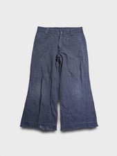 Vintage Ladies Bell Bottom Jeans 1970s-1980s Size 27x21 Cutoff