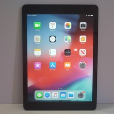 Apple iPad Air 1st Gen A1474 16 GB Wi-Fi 9.7" Black / Grey OtterBox Stand Bundle