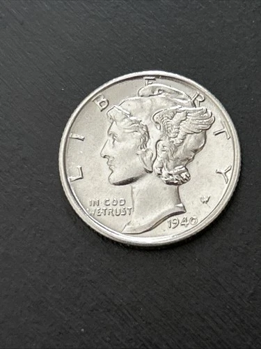 1940-s Mercury Dime Choice Gem Brilliant UNCIRCULATED/ 90% SILVER 🇺🇸