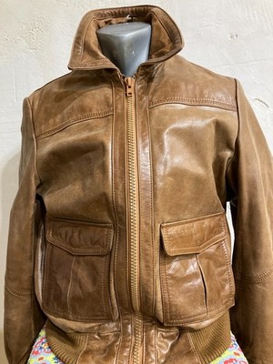 Vintage REDSKINS Pilot G1 type Leather Jacket Men's US L / EU 52-54
