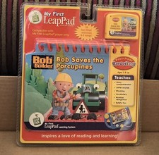 Libro y cartucho My First LeapPad Preescolar Reading Bob el Constructor, nuevo sellado