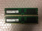 LOT of 2 Micron 32GB 2Rx4 PC4-2666V MTA36ASF4G72PZ Server ECC Memory