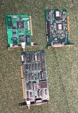 Vintage PC Expansion Card Job Lot: Adaptec AHA-2940 SCSI, D-Link DE-530CT, Novel