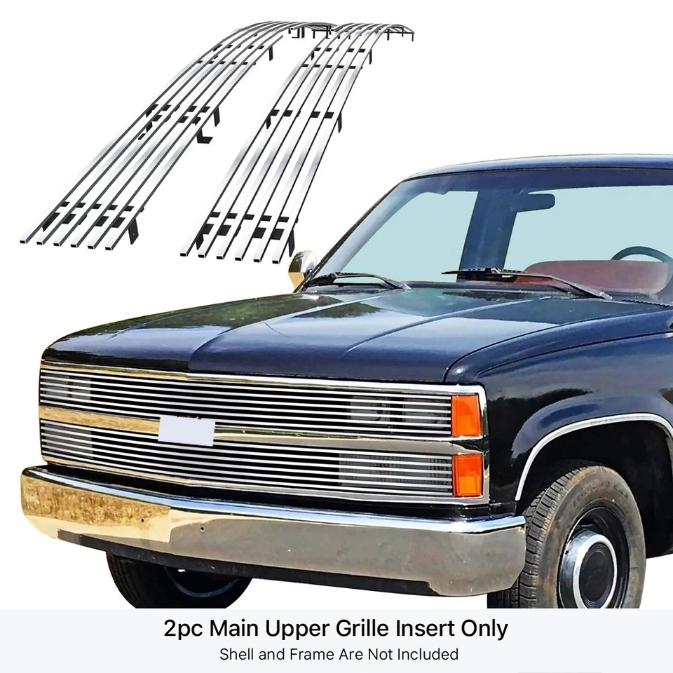 Se adapta a camioneta Chevy C/K 1988-1993/Suburban/Blazer rejilla de billet de acero inoxidable Foto 2 de 4