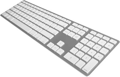 Matias Tastatur Keyboard Wireless USB C Mac Silber Computer PC