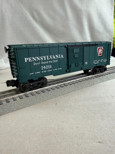 Coche de carga Lionel Pennsylvania O & 027 puerta corredera de plástico verde 24018 | Condition: Used