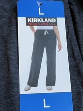 NWT Kirkland Signature Women's Lightweight Pintuck Pant Size L